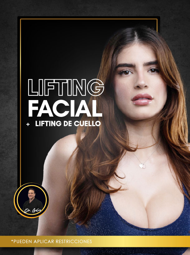 Especial de Lifting Facial y de Cuello con Dr Golio