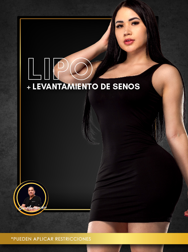 Lipo + Levantamiento de senos con Dr. Mameniski