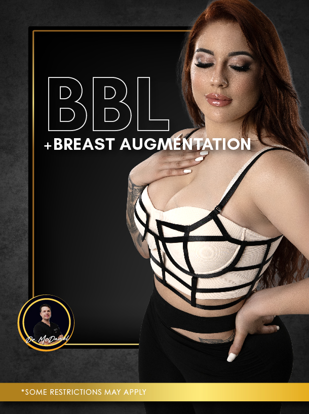 BBL and Breast implants Combo starting at $6,300