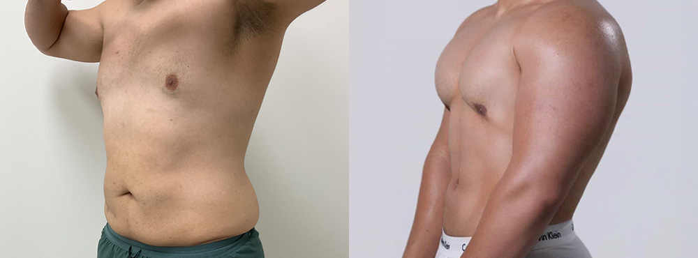 Macho Makeover Before and After